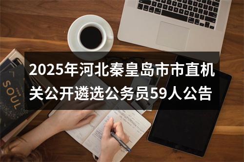 2025年河北秦皇岛市市直机关公开遴选公务员59人公告 图片